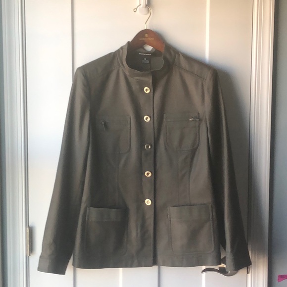 ELLEN TRACY MILITARY STYLE JACKET WOMANS SIZE 12 - Picture 2 of 12